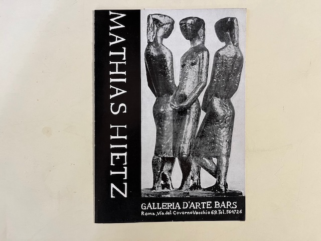 Mathias Hietz. Galleria d'arte Bars (pieghevole)